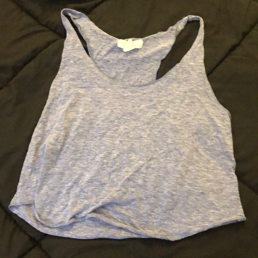 Forever 21 blue cropped tank